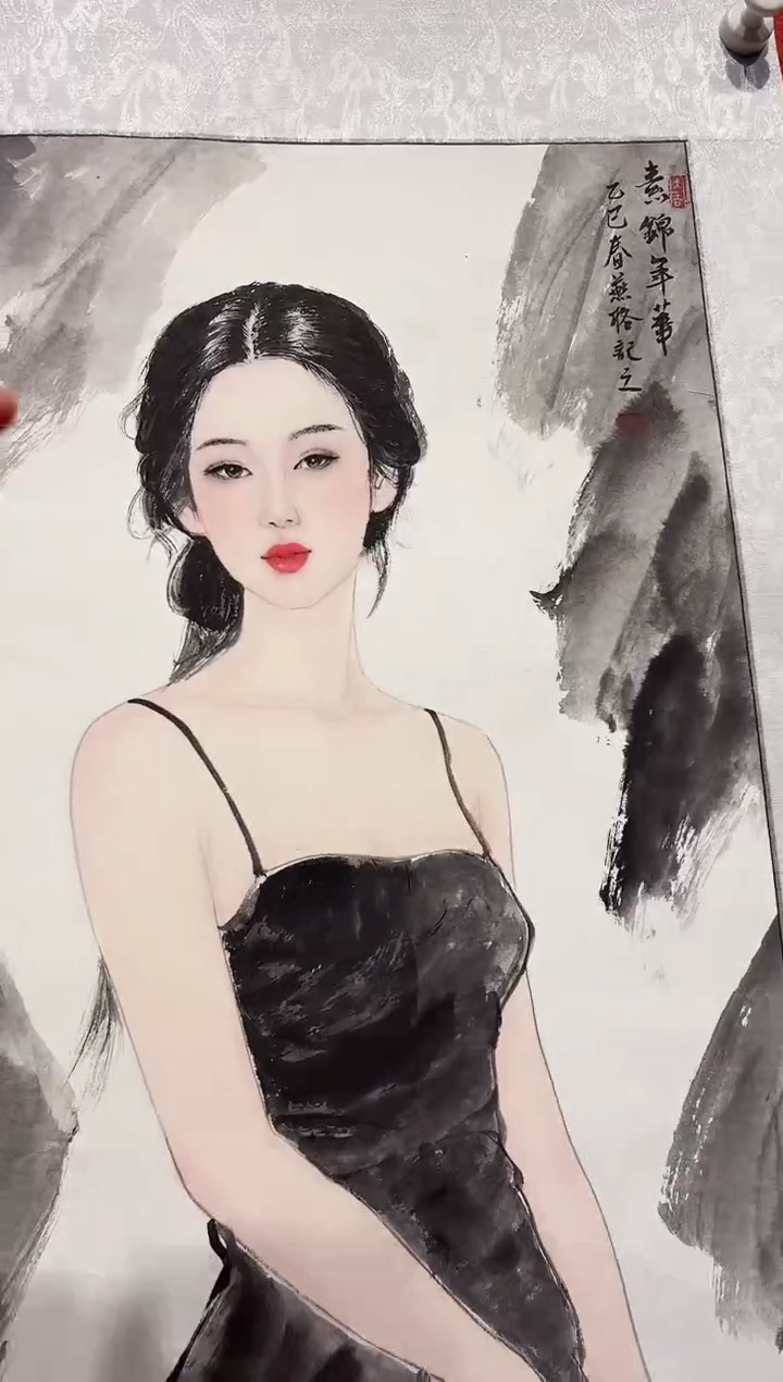 国画秦燕格国画手绘作品Y21