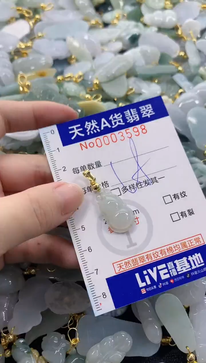 颈饰未镶嵌翡翠天然A货翡翠