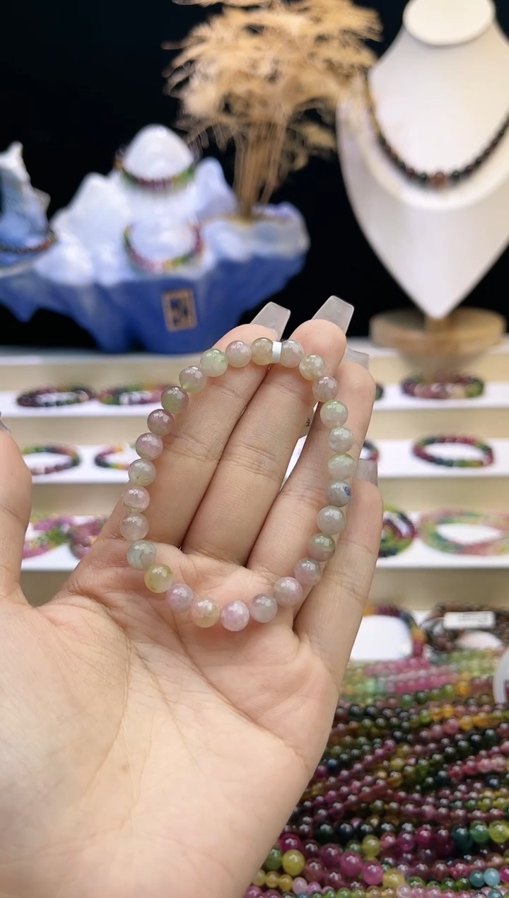 【闪购商品】碧玺/未镶嵌J6mm+碧玺单圈多样性发货