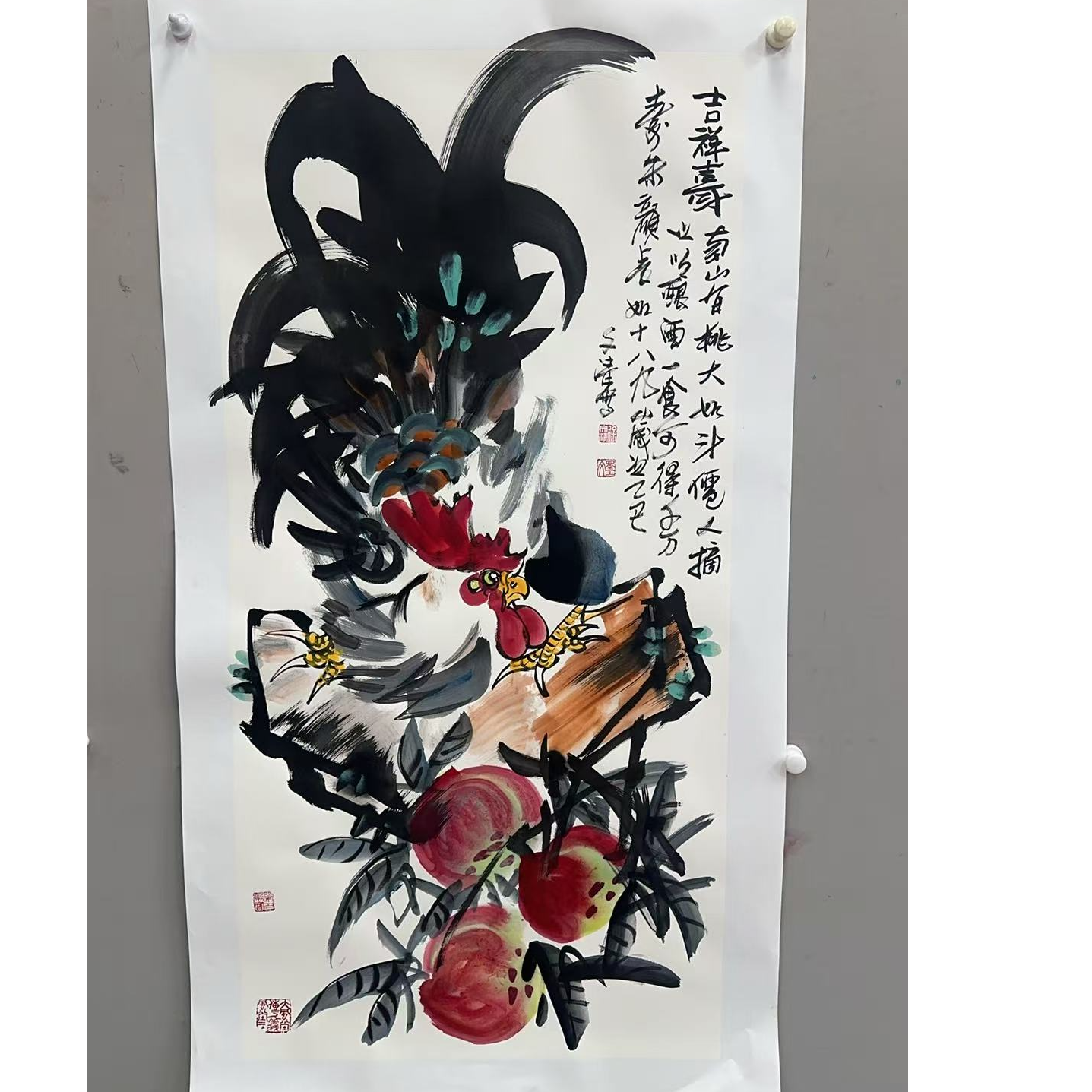 橱窗展示/国画作品/徐文清/宣纸国画/不带框