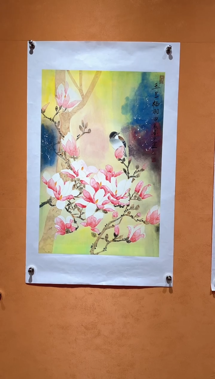 国画刘金玉教授亲笔手绘