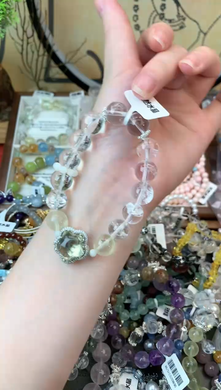 水晶手链未镶嵌435手串