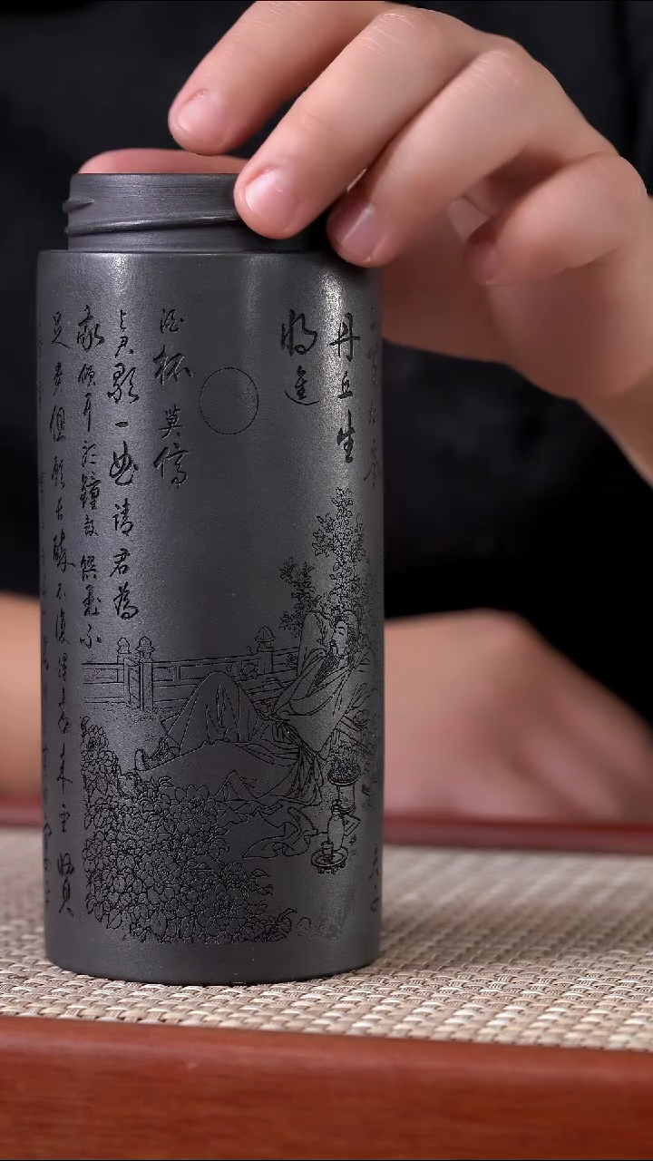 茶杯紫砂将进酒  