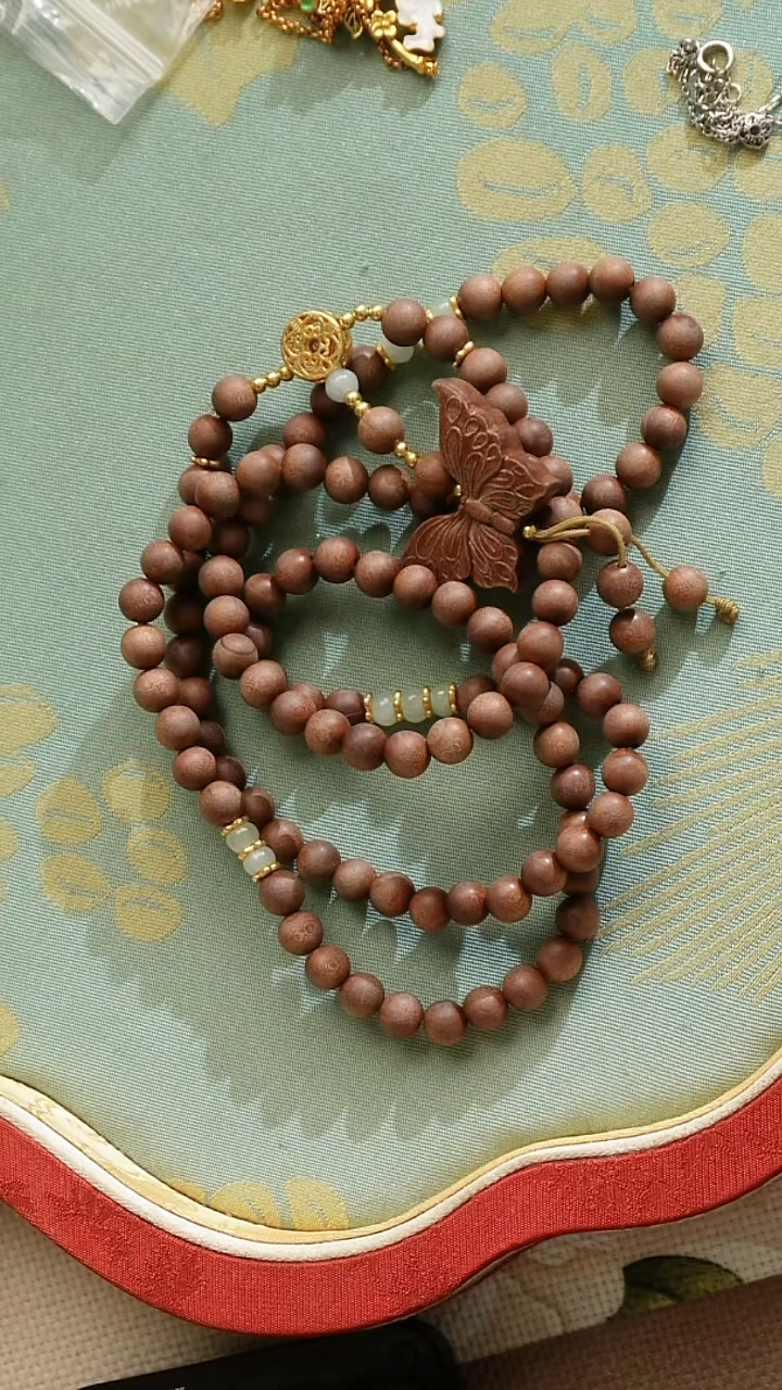 合金琉璃合金锡合金蝴蝶木珠