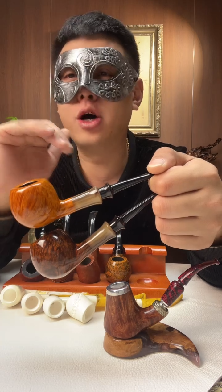 石楠木纯手工意大利石楠木烟斗