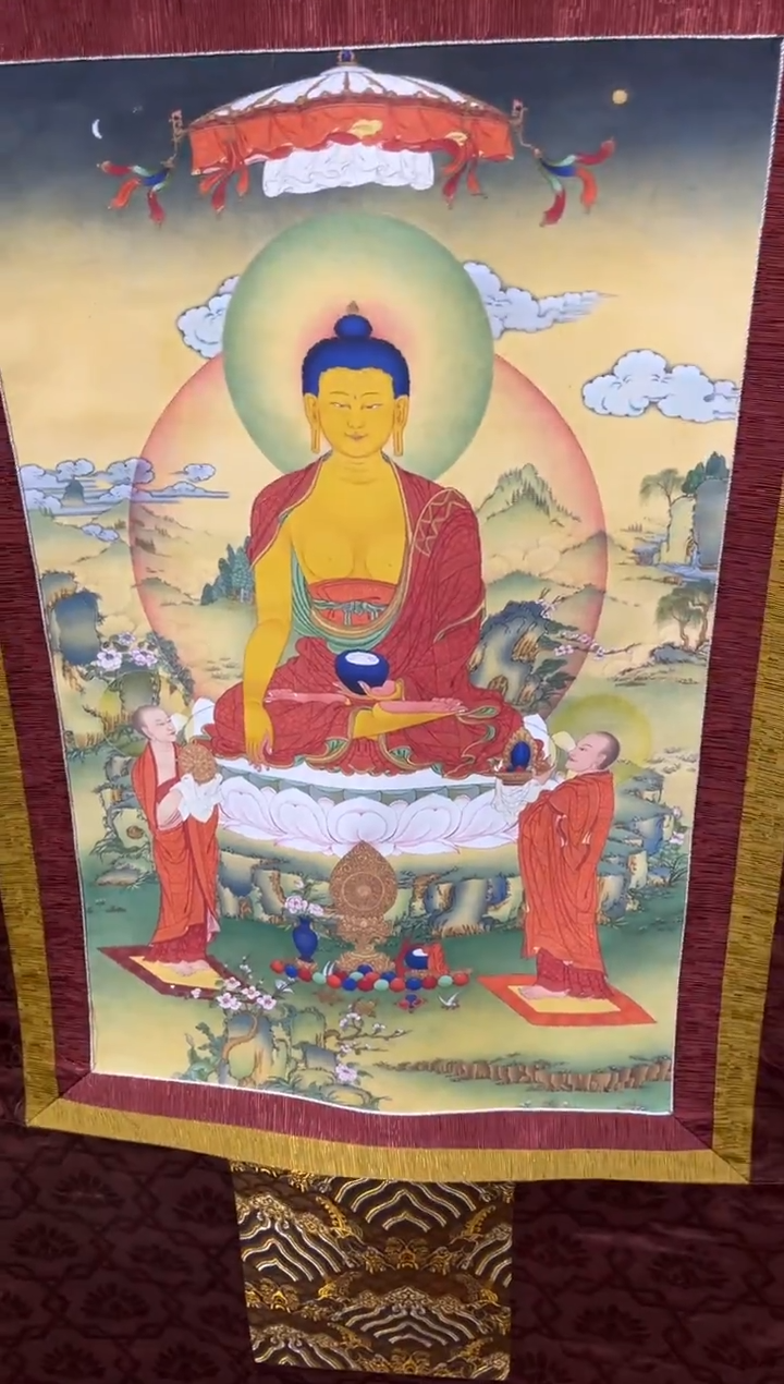 卷轴画老三的唐卡tk16