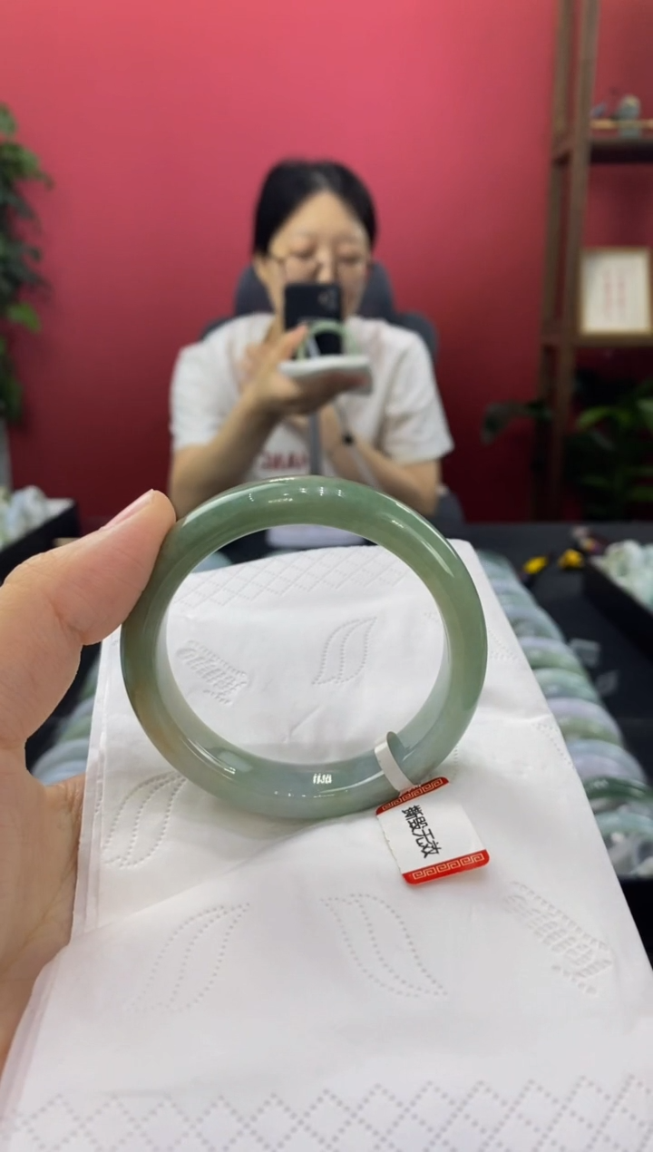 未镶嵌手镯翡翠00006413