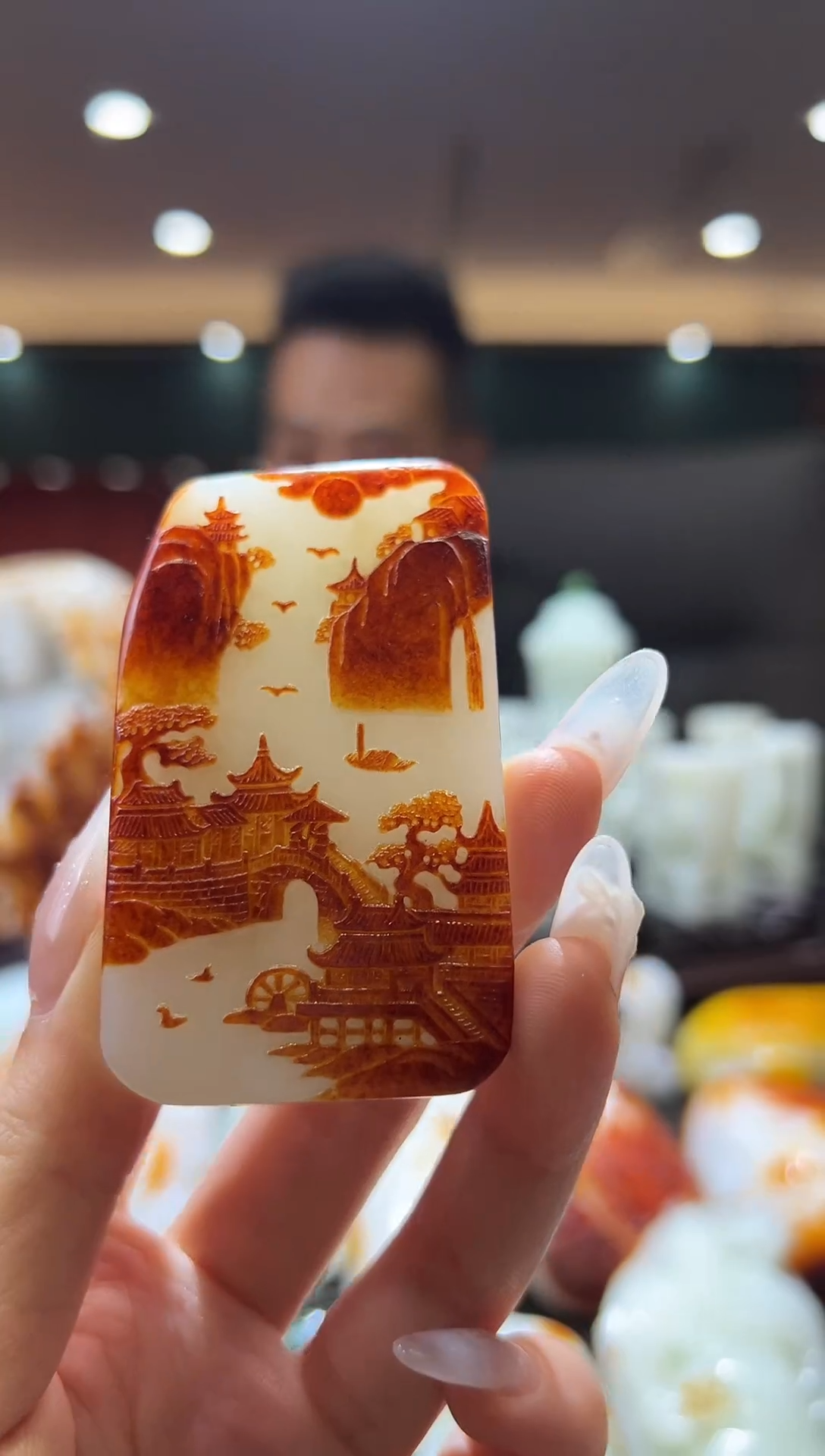 未镶嵌和田玉把件点***得和田玉