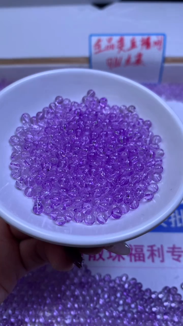 未镶嵌珠宝半成品水晶M693 维多利亚4mm50个8.8元