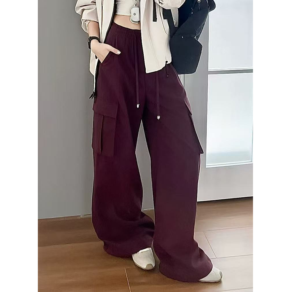 美洋MEIYANG 红豆包休闲裤 莱赛尔_阔腿工装裤【小70】-周四