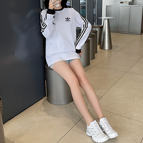 【源源专属】三条杠纯棉男女同款宽松百搭春秋长袖卫衣