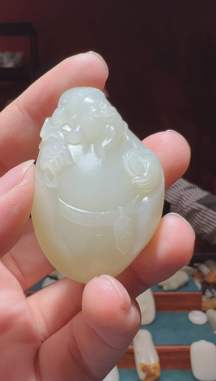 【闪购商品】和田玉吊坠(不含链)未镶嵌1