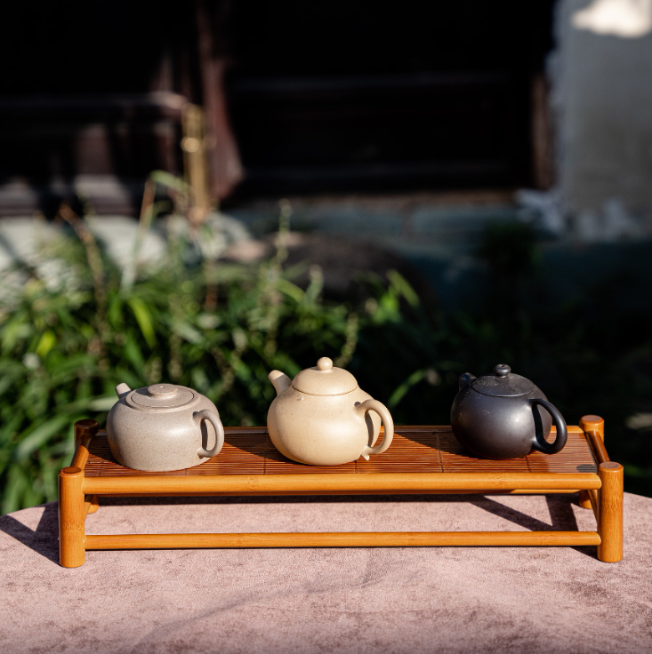 禅意茶壶杯架