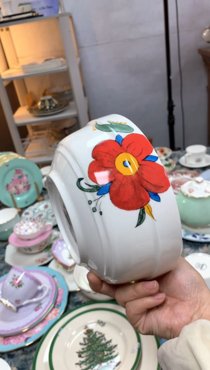 【闪购商品】瓷片陶瓷原单CC197餐具1个7寸