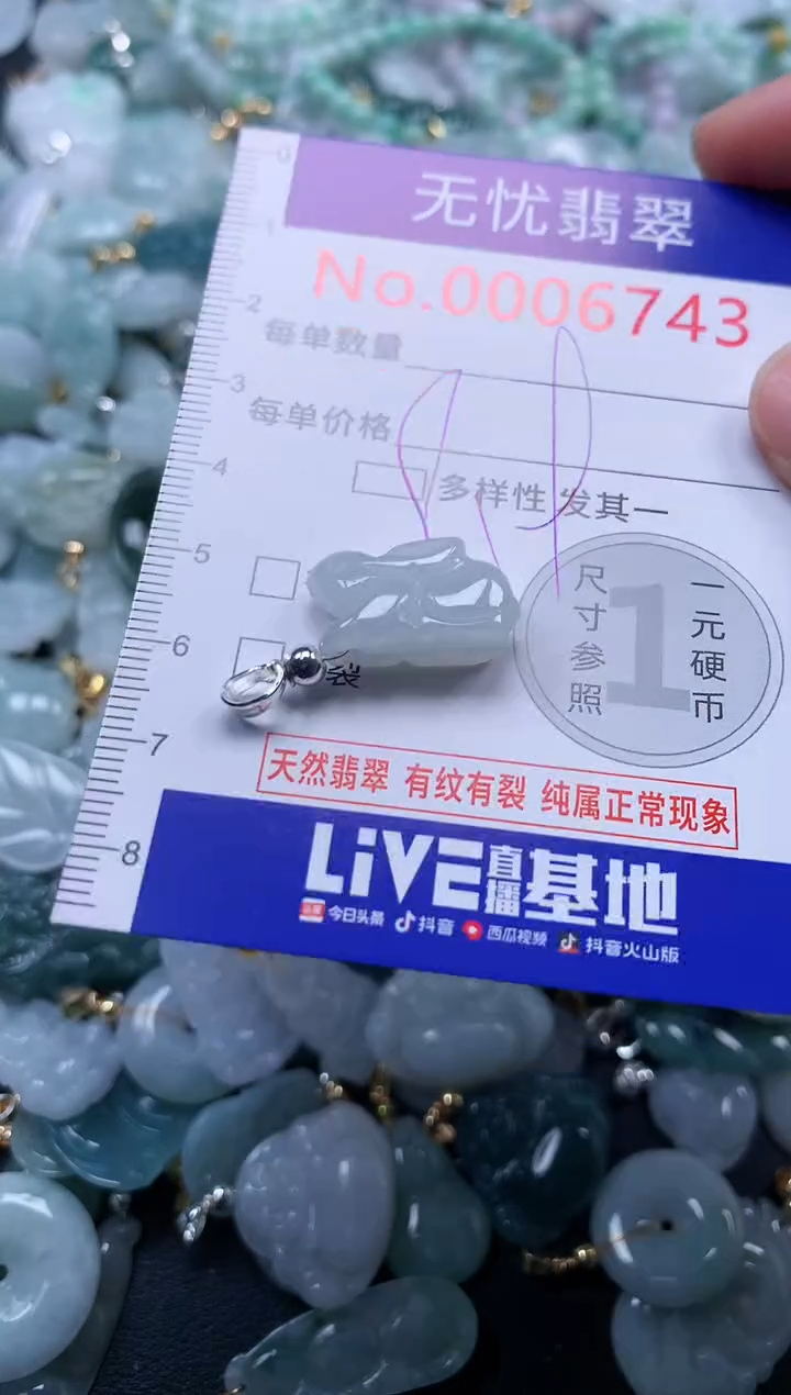 颈饰未镶嵌翡翠6743