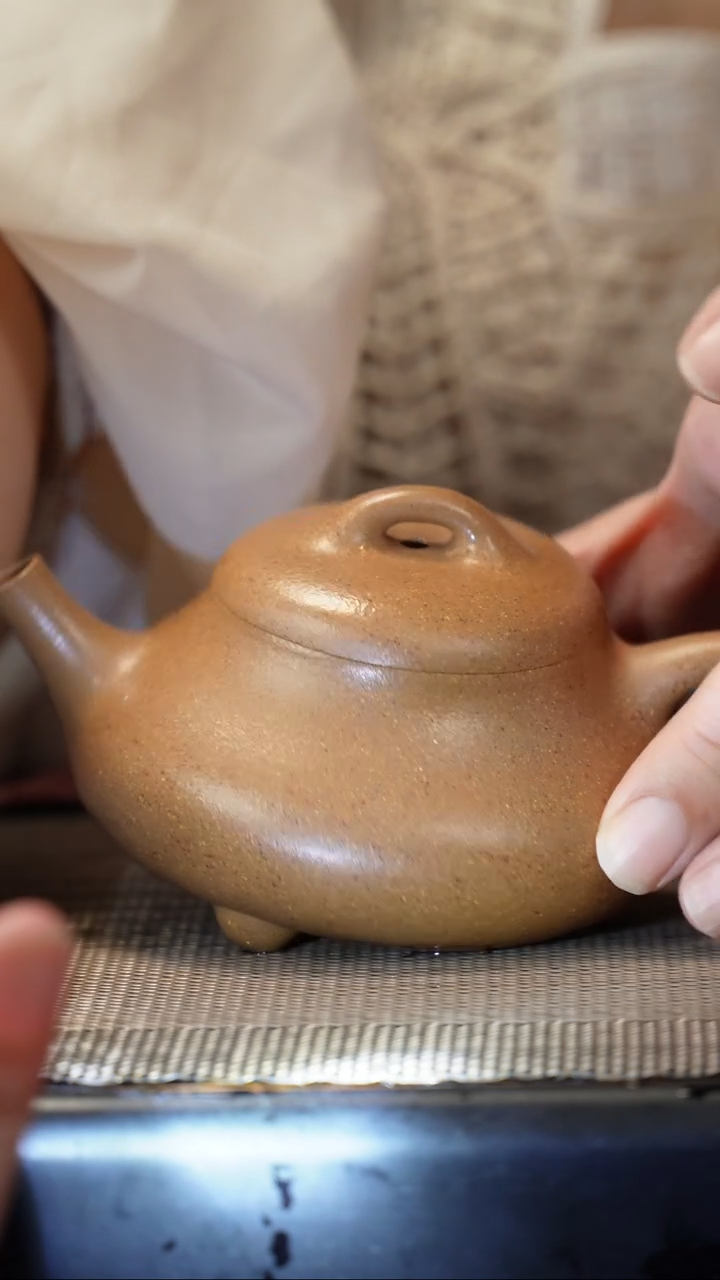 茶壶紫砂黄金段汉棠瓢