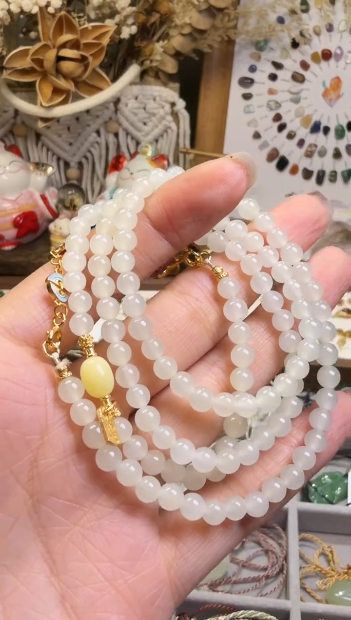 水晶摆件未镶嵌珠链