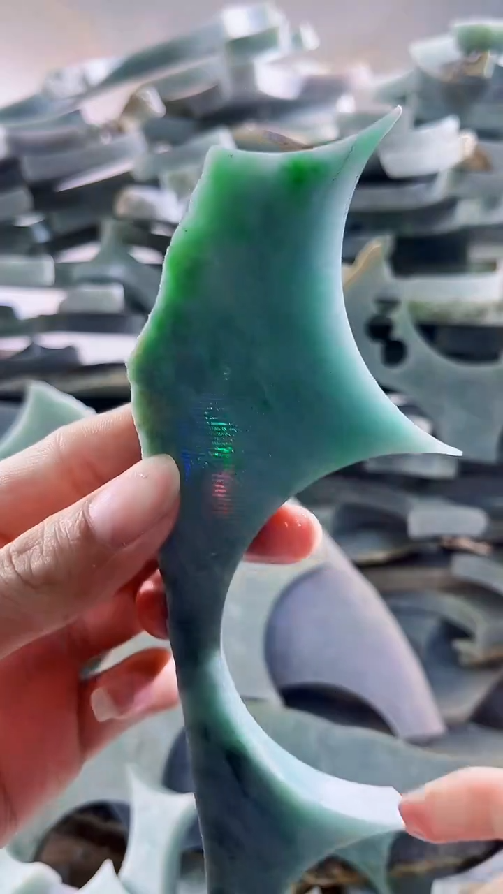 裸石翡翠缅甸翡翠A货陈24