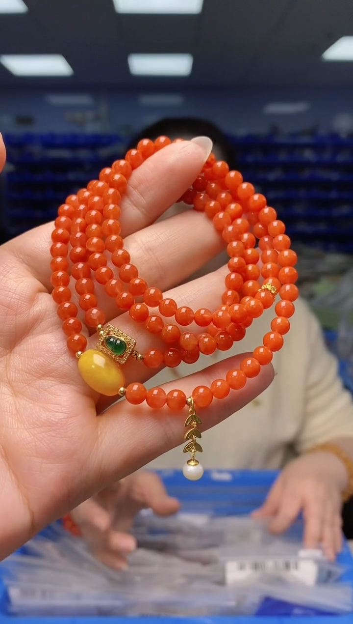 【闪购商品】南红玛瑙手链未镶嵌   DSL7238