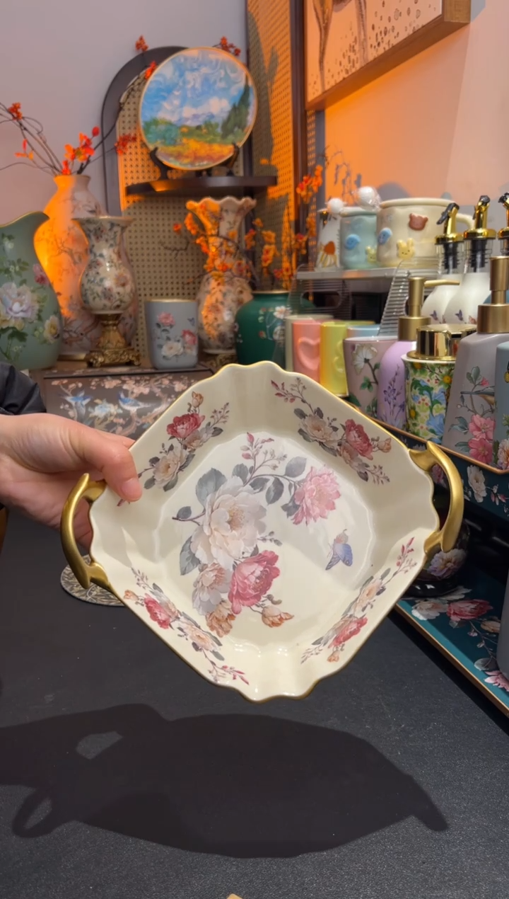 外贸陶瓷铁艺家居百货