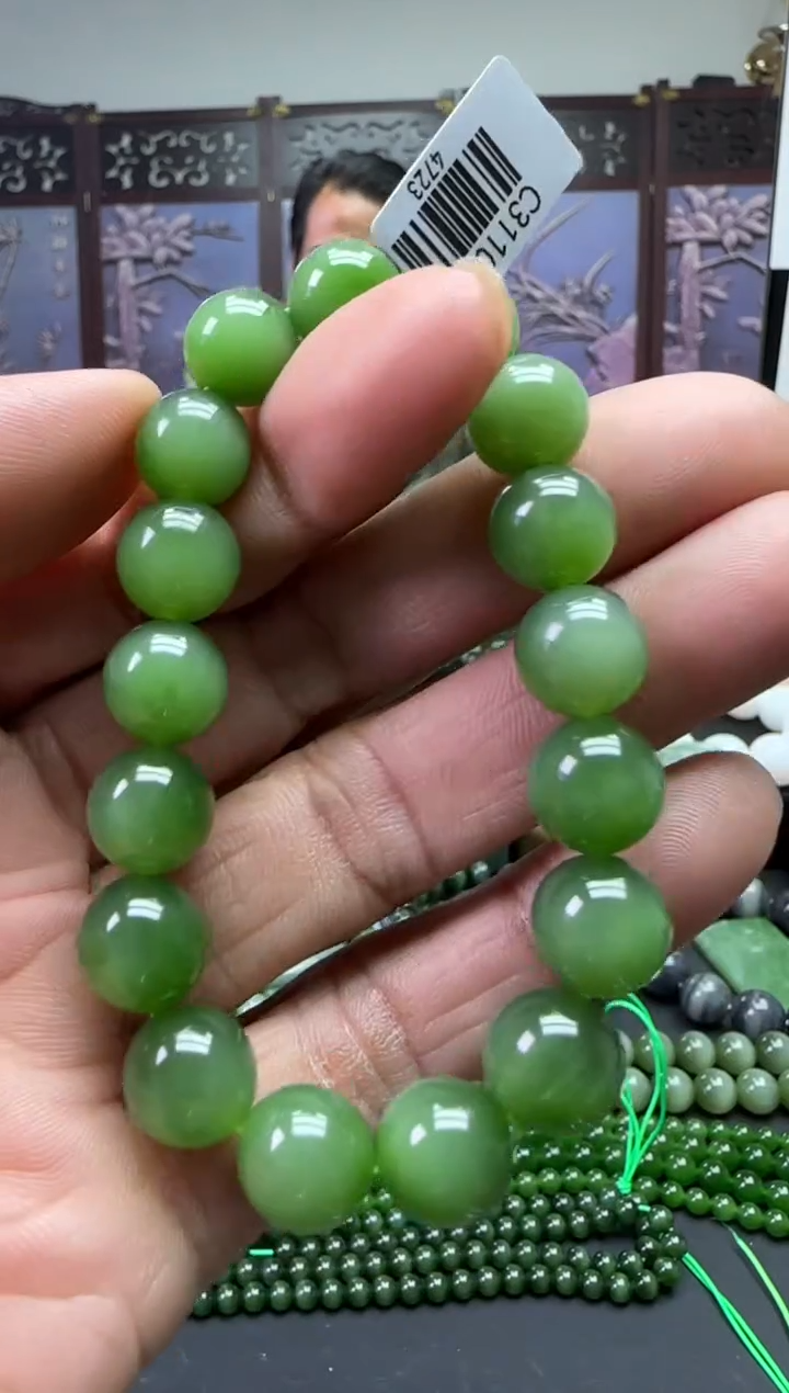 未镶嵌和田玉珠宝奇石手串