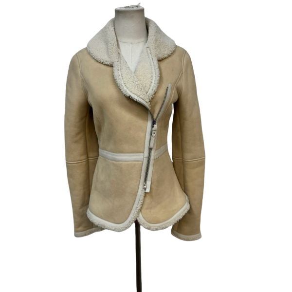 妃鱼/爱马仕/羊毛皮/外套/95新/M一三零