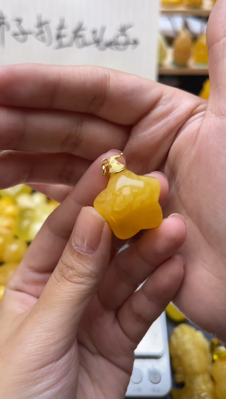 琥珀银S925镶嵌珠宝奇石౪****⭐041琥珀蜜蜡微瑕拍4发一