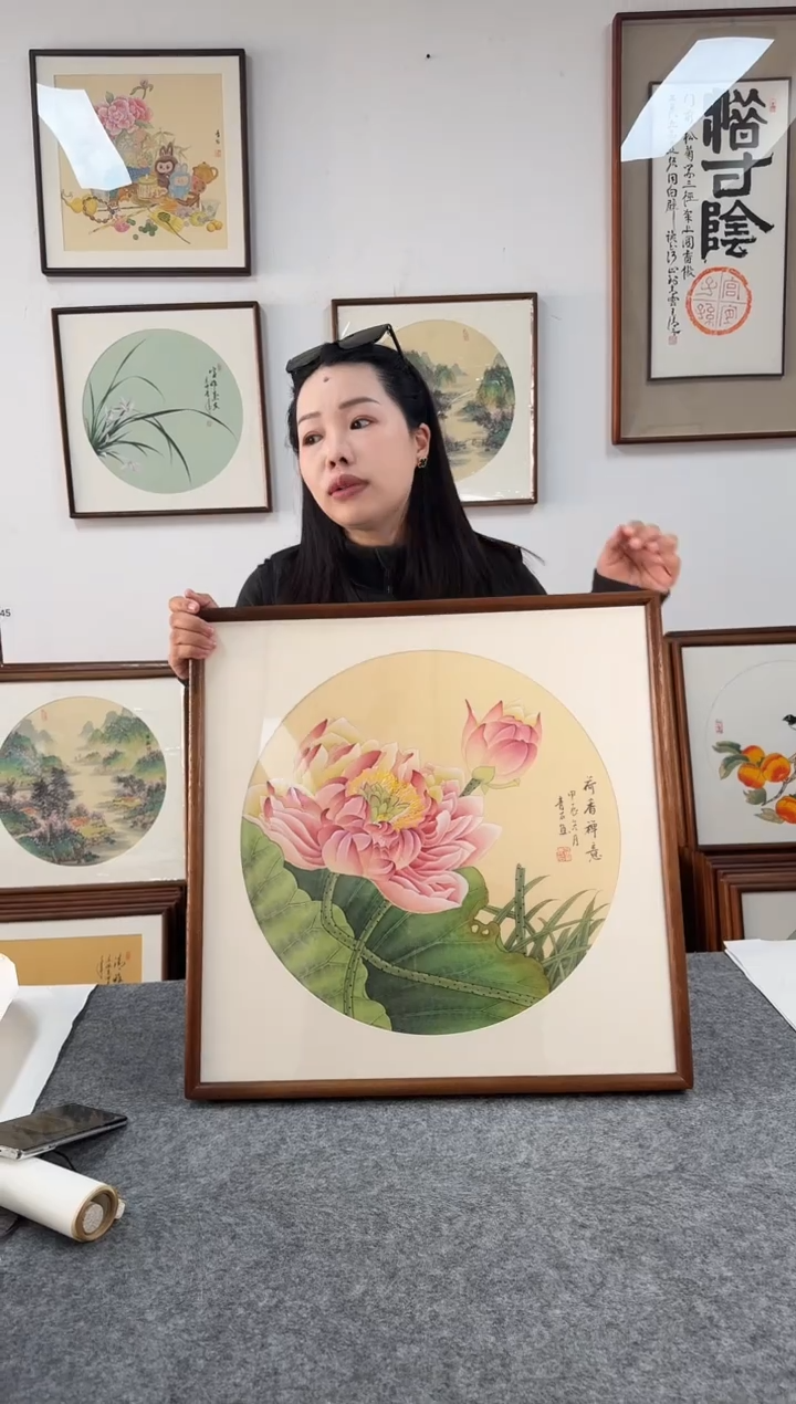 书法青石68-53*53绘画手绘同款