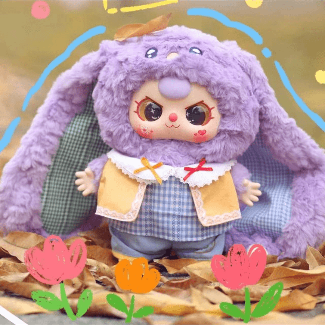 【小桂圆】正版娃三岁400%二代毛绒盲盒