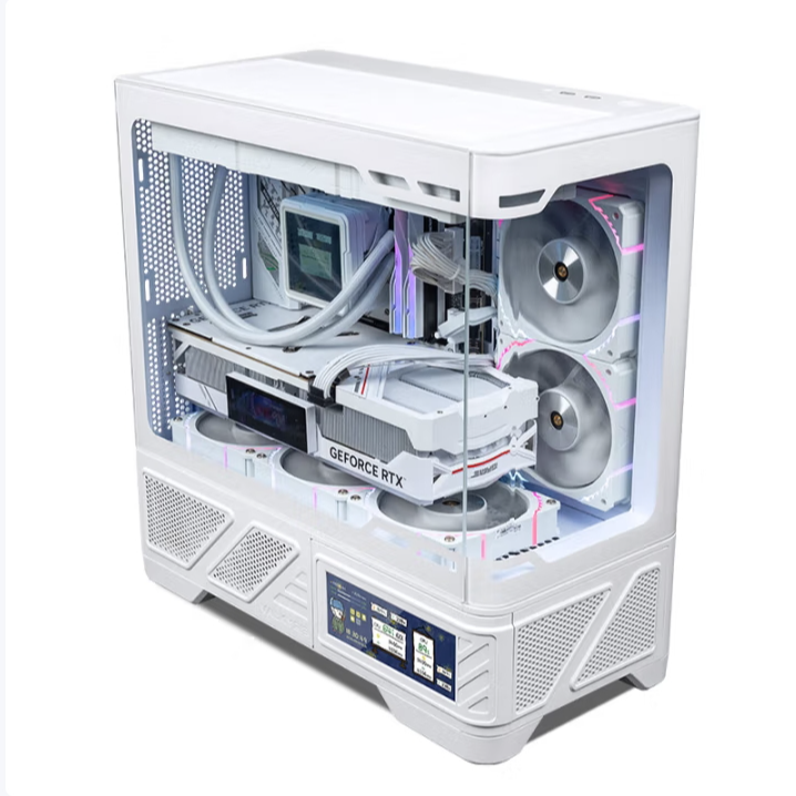 高端DIY游戏主机14600KF处理器RTX5070显卡电脑水冷电脑主机