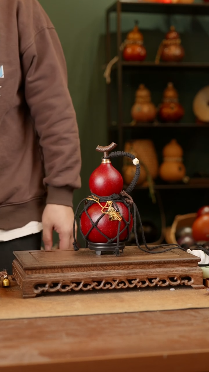 19号精品天然大漆酒葫芦一物一拍~