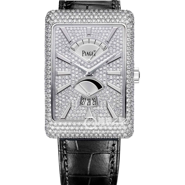 99新 Piaget/伯爵 老佛爷/伯爵28062后盘后钻/自动/单表