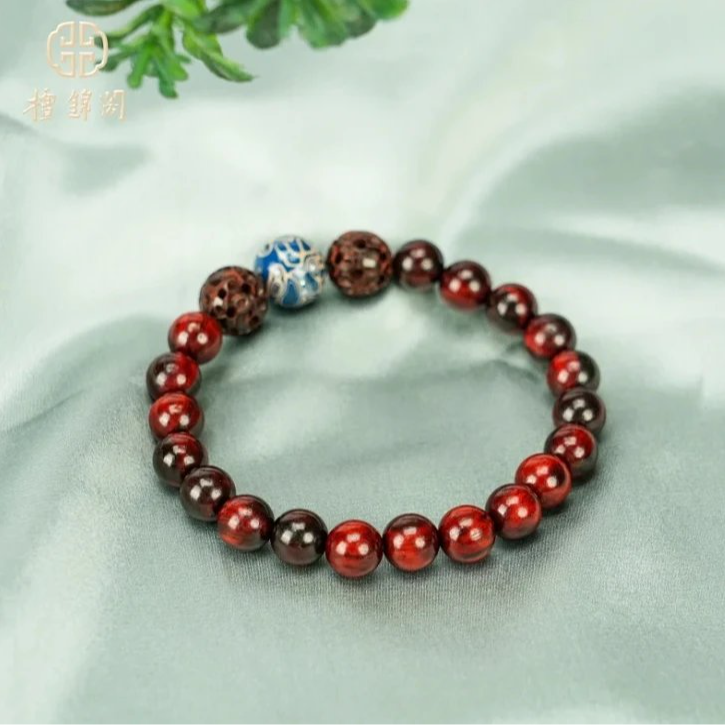 小叶紫檀木兰0.8丨檀香紫檀丨国标红木丨规格约为0.8丨gz0098