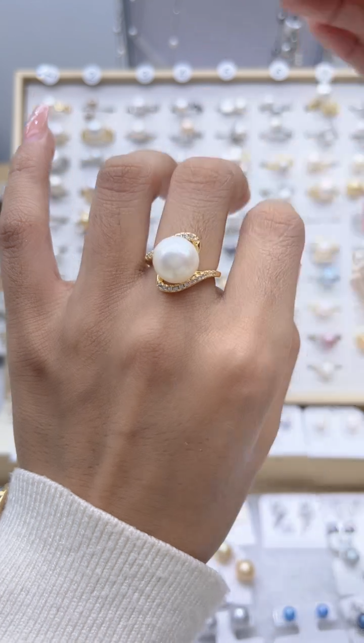 【闪购商品】淡水珍珠耳饰合金61