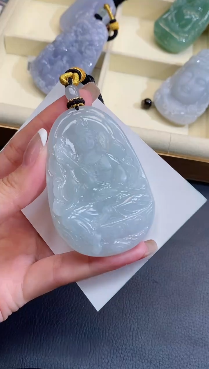 颈饰未镶嵌翡翠缅甸天然翡翠