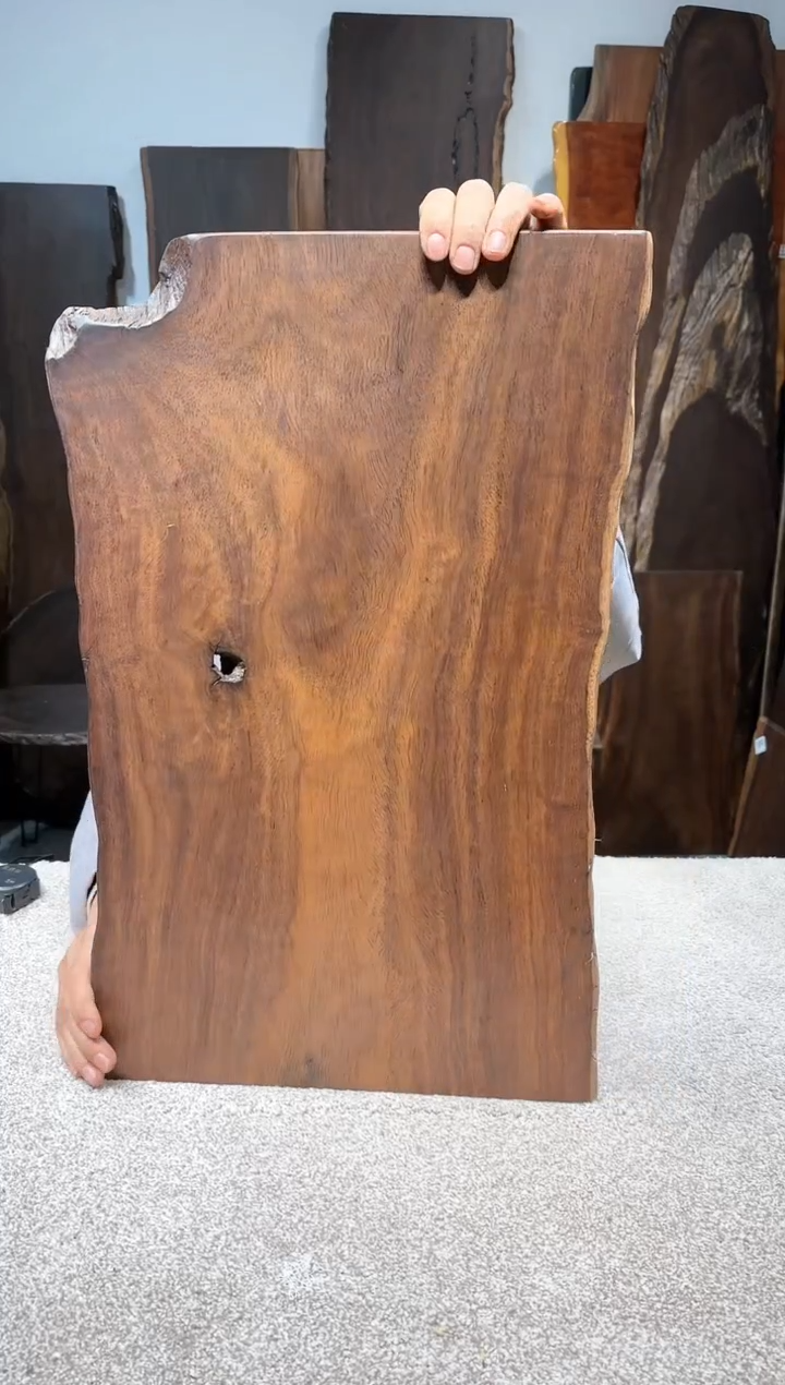 【闪购商品】风车木（黑檀木）尺寸58*35*2.5编号082