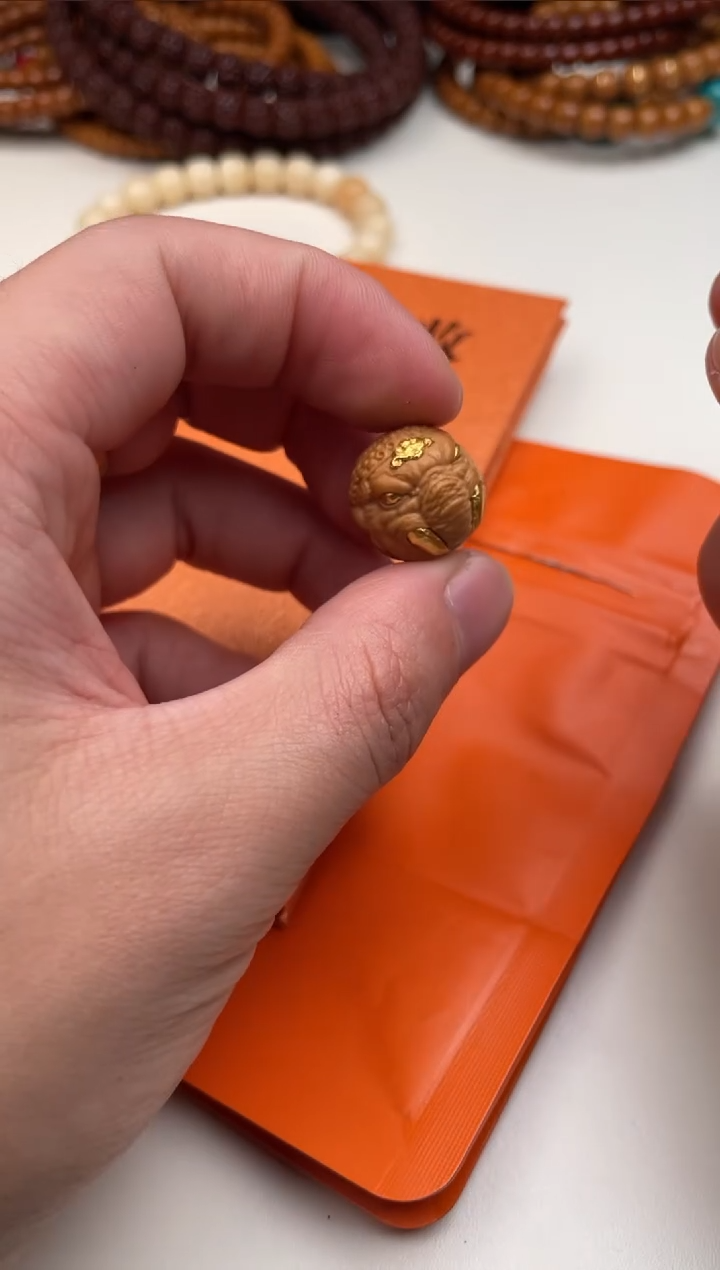 【闪购商品】猴头核桃把件猴头配饰