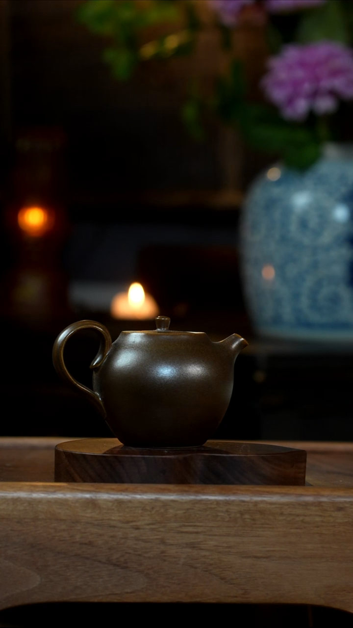 茶叶末釉泡茶壶茶叶末釉泡茶壶