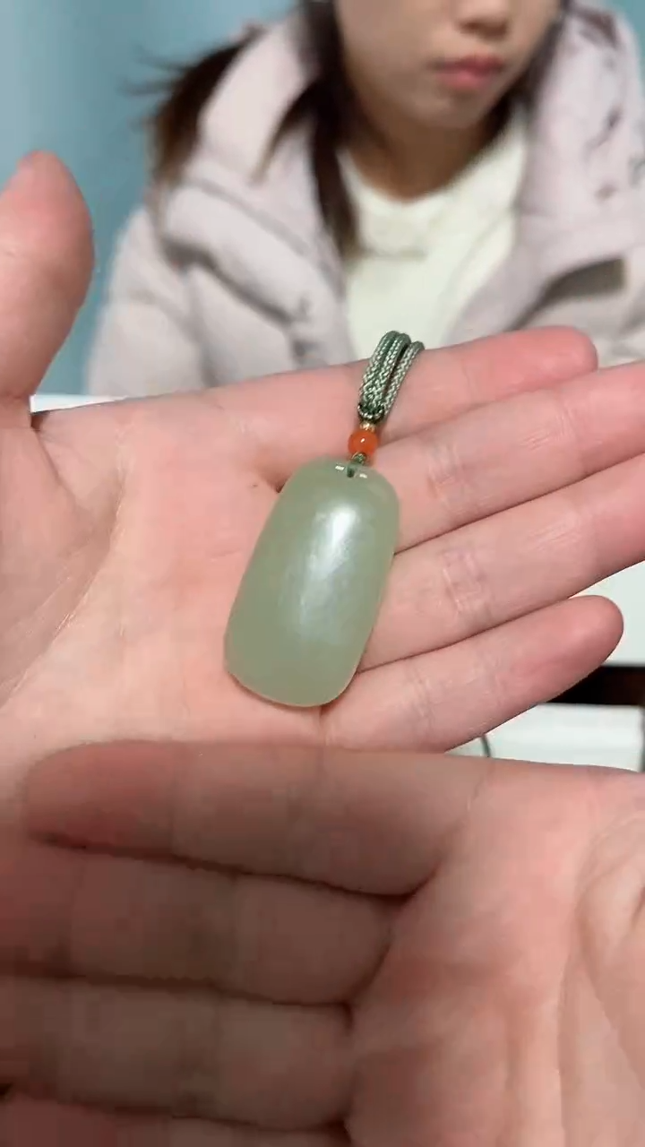 【闪购商品】和田玉颈饰未镶嵌无事牌吊坠