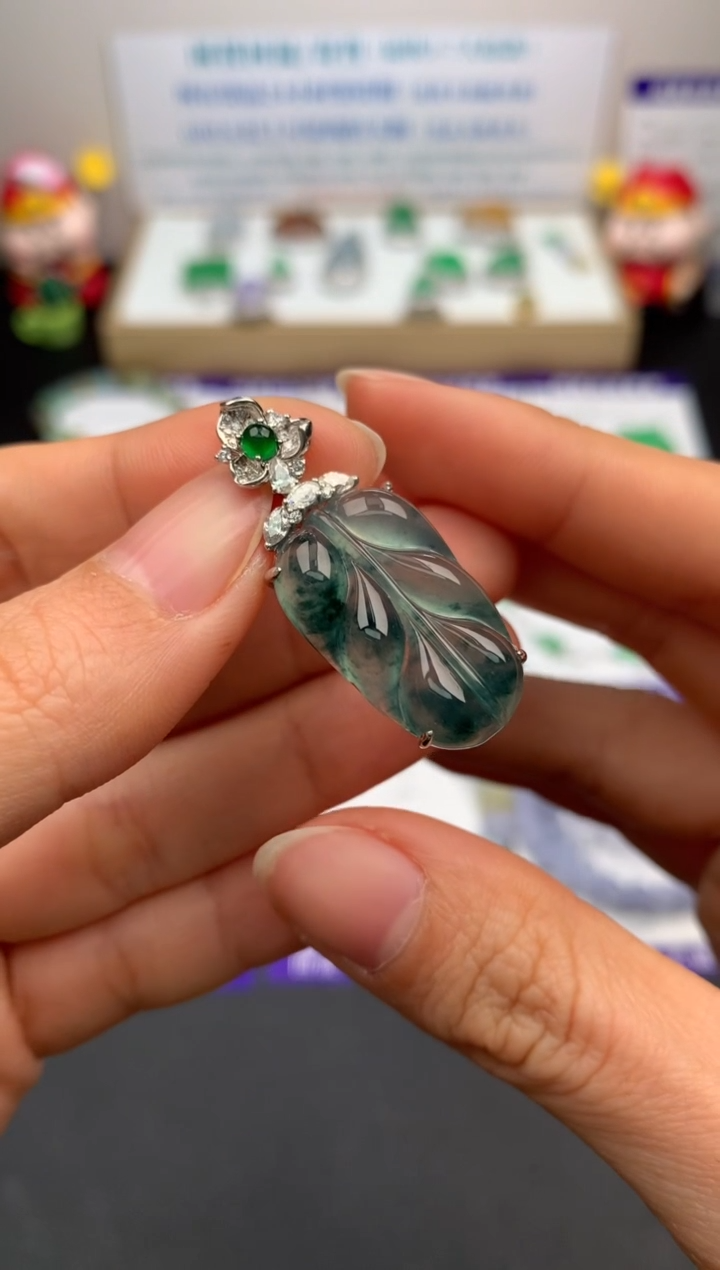 【闪购商品】定制翡翠18K金镶嵌模式推广期24小时鉴赏期