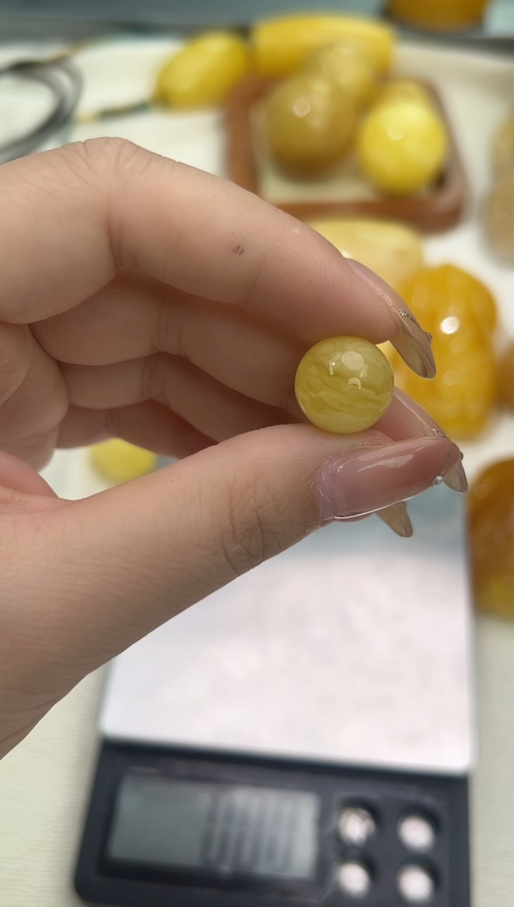 裸石琥珀未镶嵌琥珀蜜蜡吊坠