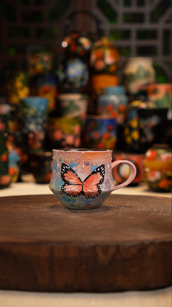 油画   釉下彩   杯子