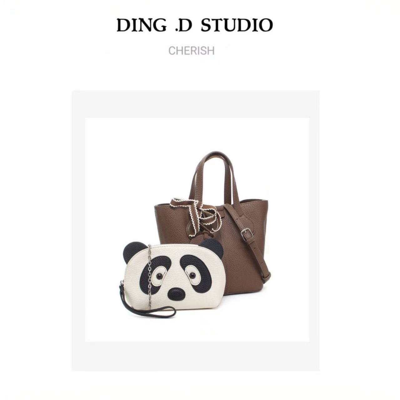 【小熊猫】DING.D新品百搭简约单肩休闲时尚潮流ins女包24915