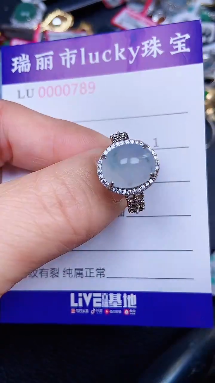 颈饰银S925镶嵌翡翠0789