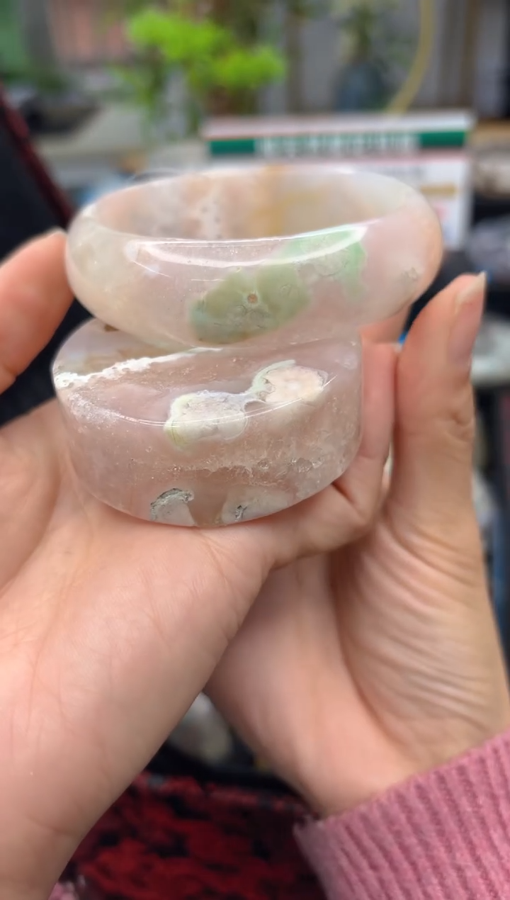 【闪购商品】石英质玉手镯未镶嵌C569(58圈赠送镯心)