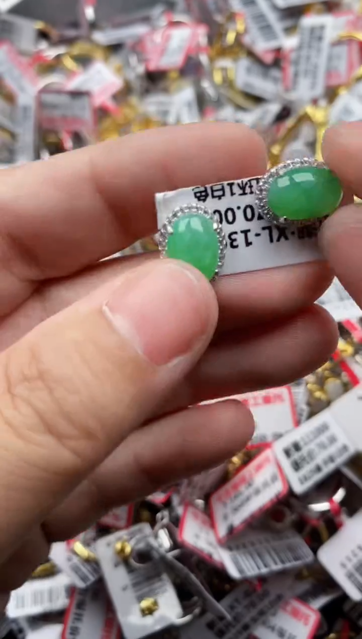 【闪购商品】翡翠戒指银S925镶嵌22222---9