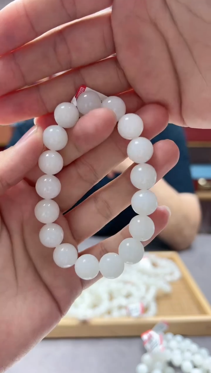 手链未镶嵌和田玉12且末天泰发国检