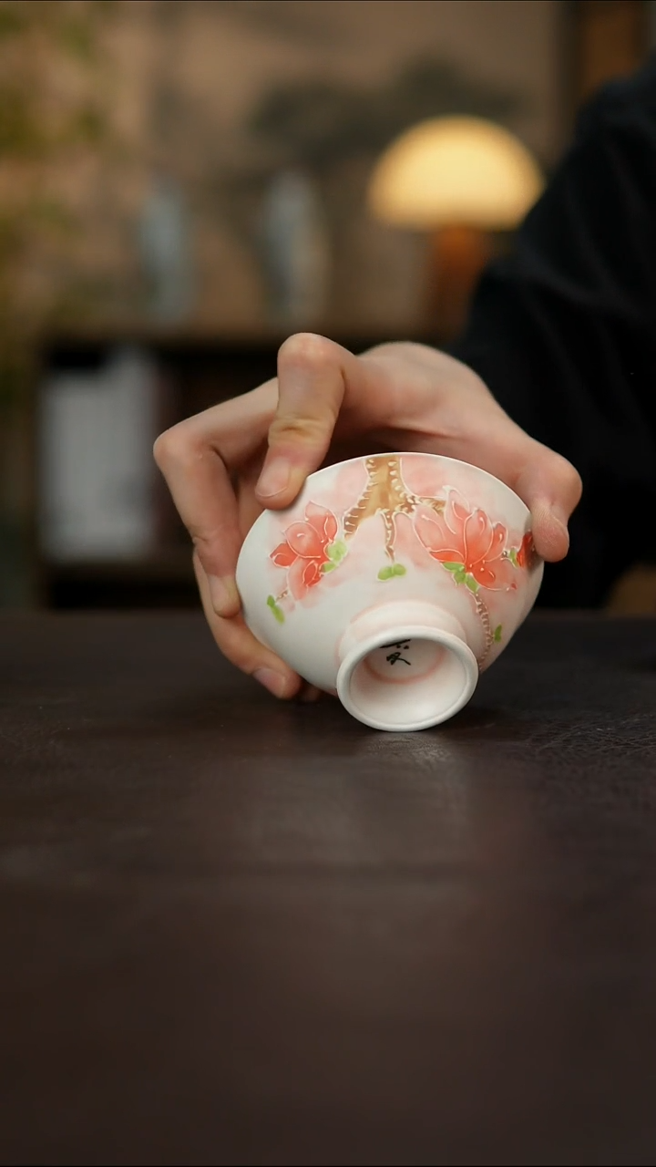 杯景德镇陶瓷杯碗柴烧多人