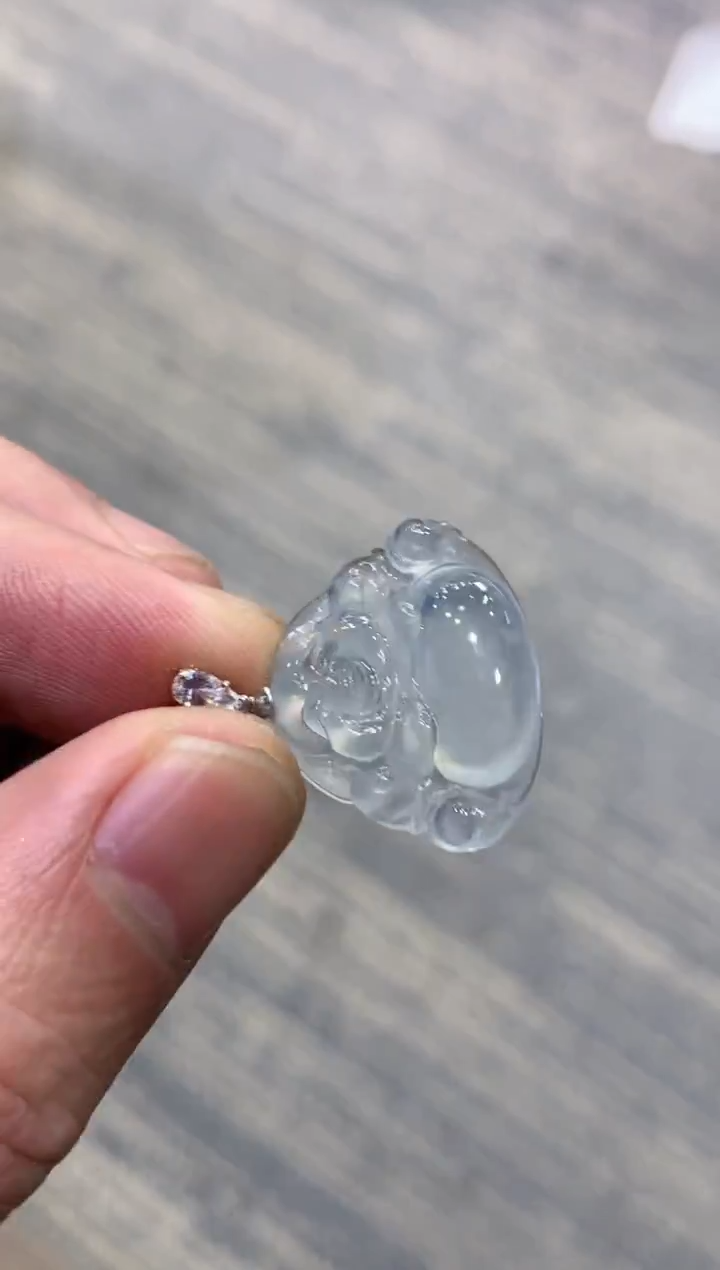 颈饰未镶嵌翡翠天然A货翡翠