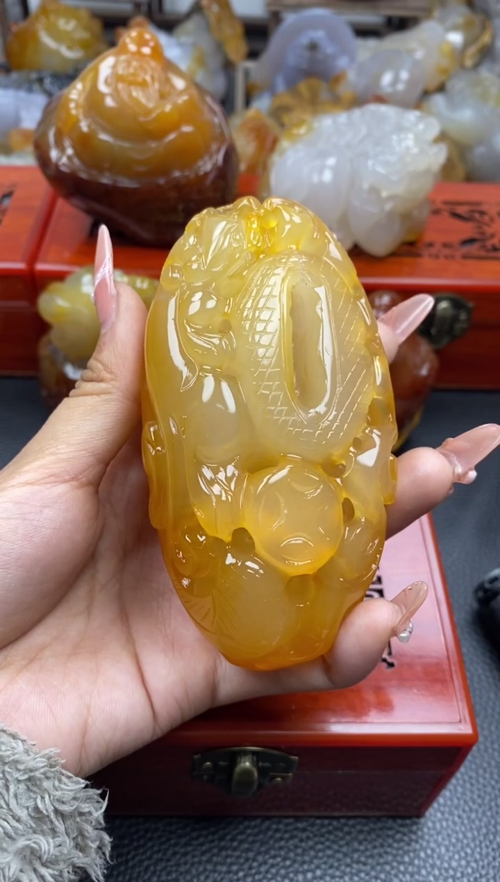 【闪购商品】玛瑙/玉髓手把未镶嵌00
